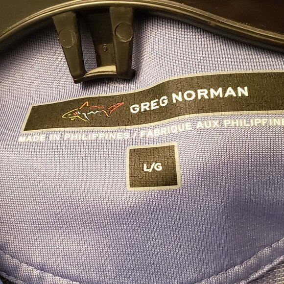 Blue Greg Norman stripe t-shirt - Picture 3 of 3